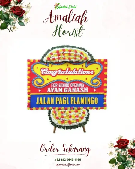 Sewa Papan Bunga Danau Indah